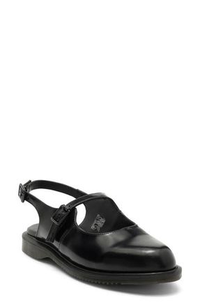 Dr. Martens Madaline Slingback Mary Jane Flat in Black at Nordstrom, Size 10Us