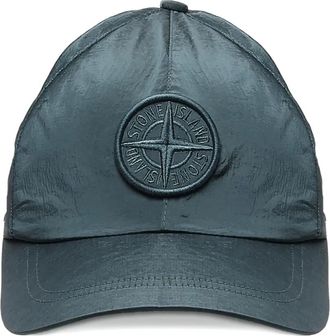 Stone Island Cappello da baseball con applicazione logo - Blu