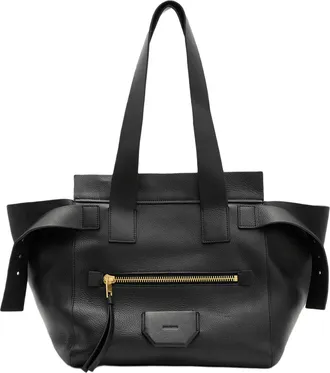 AllSaints Perez Leather Shoulder Tote Bag