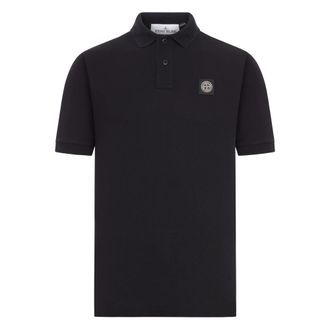 Stone Island Compass-patch Piqu&eacute; Polo Shirt