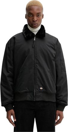 Dickies Coalfield Bomberjack - Heren - Zomerjassen - Zwart - 2XL - Leer - Jassen