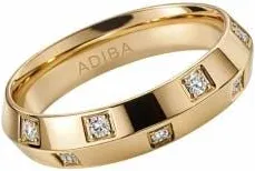 Adiba Luminous Elegance Band Ring in Gold at Nordstrom, Size 7