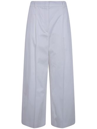 Max Mara Tequila Cotton Wide Leg Trousers