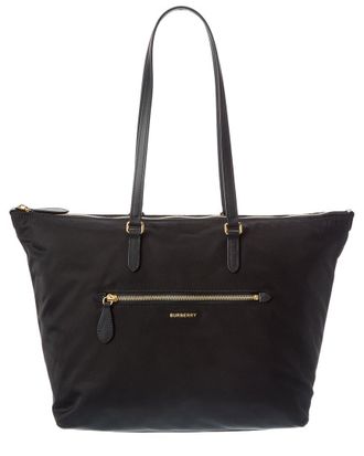 Burberry Zip Nylon Tote
