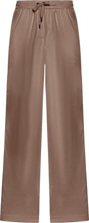 Brunello Cucinelli WIDE LEG TROUSERS WITH DRAWSTRING - Brunello Cucinelli - Woman
