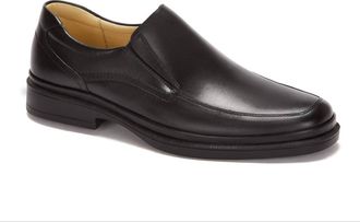 Andrea Mens Comfortable Fit Loafer In Black