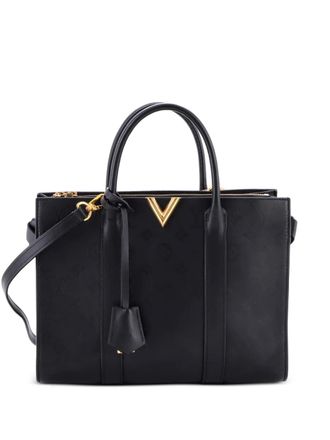 Louis Vuitton Very Monogram Leather MM tote bag - Nero