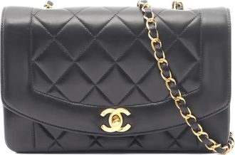 Chanel Borsa a spalla Diana Flap matelass&eacute; - Nero