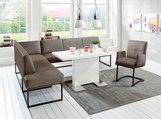 Exxpo Sofa Fashion Eckbank »Affogato, hoher Sitzkomfort, bequem« Frei im Raum stellbar