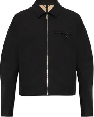 Dolce & Gabbana Regenjas met ritssluiting aan de voorkant - Heren - Regenjassen - Zwart - 2XL - Katoen - Jassen