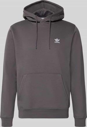 adidas Originals Regular Fit Hoodie aus Baumwoll-Mix in Anthrazit, Gr&ouml;&szlig;e XXL