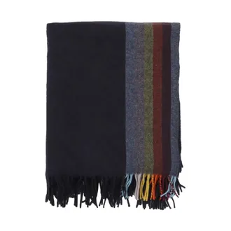 Paul Smith Cashmere Blend Stripe Blanket - male - Paul Smith - Winter Scarves - Multicolor - ONE SIZE - Accessories