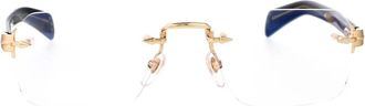 Eyewear by David Beckham Vierkante Zonnebril - Heren - Brillen - Bruin - 55 MM - Accessoires