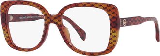 Michael Kors Womens 53mm Amber Mk Heritage Opticals