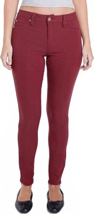 YMI Womens Hyper Stretch Colored Jeans In Dark Rose