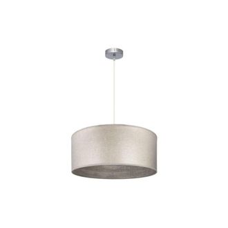 Fabrilamp Fabrilamp - Colgante Tania 1xe27 Niquel/madera Gris Regx50x50 Cm