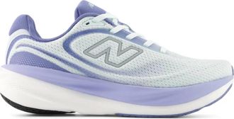 New Balance Womens 1080V15 Shoes In Glint Blue With Silver Metallic