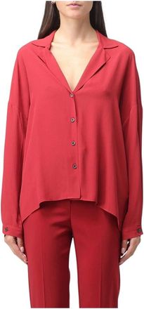 Patrizia Pepe Mujer, Blusas y Camisas, Rojo, Talla: M