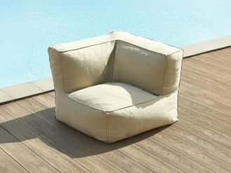 Vente-Unique Angolo da giardino in Tessuto Beige - NOUMARA di MYLIA