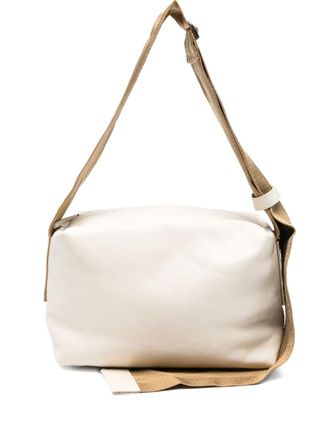 Uma Wang leather shoulder bag - Neutrals