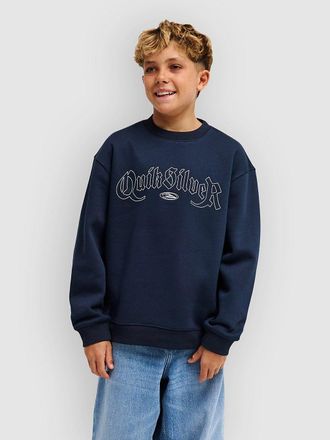 Quiksilver Graphic Crew Oversized Kids Sweater blauw