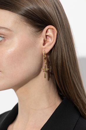 Dolce & Gabbana Brass Earrings, Womens, Gold