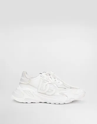 Dolce & Gabbana Day Faster Viscose Fabric Sneakers - Woman Sneakers White 35.5