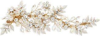 Brides & Hairpins Miron Crystal Hair Clip in Gold at Nordstrom