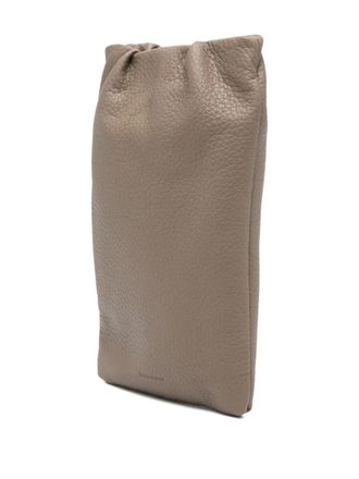 The Row leather phone case - women - Leather - One Size - Brown