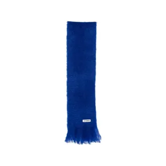 Jil Sander Dames, Accessoires, Blauw, Maat: ONE Size Wol