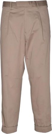 low brand pantalone - Heren - Straight fit broeken - Beige - W34 - Katoen - Broeken