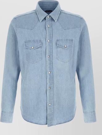 Tom Ford denim western shirt