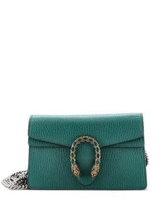 Gucci Dionysus Bag Leather Super Mini clutch bag - Green