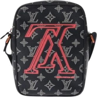 Louis Vuitton Pre-owned Cross Body Bags, male, Blue, Size: ONE SIZE Pre-owned Vintage Monogram Shoulder Bag
