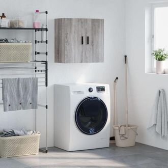 vidaXL Furniture Limited - Armario de pared madera de ingeniería gris