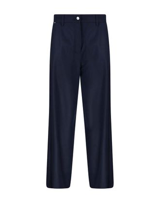 Max Mara Button Detailed Straight Leg Trousers