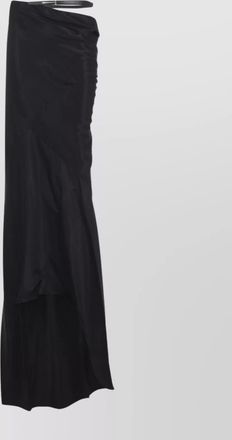 Tom Ford asymmetric midi skirt belt detail