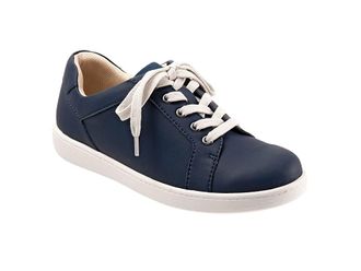 Trotters Adore Womens Shoes Navy Leather/Navy Suede Veg : 5 M (B), Synthetic