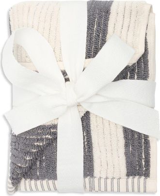 Nordstrom Rack 2-Pack Reversible Stripe Hand Towel in Grey Pearl at Nordstrom Rack, Size 2 Piece Set (Hand Towels)
