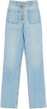 Valentino Womens Denim Cotton Jeans