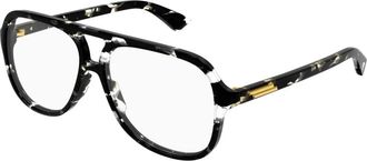 Bottega Veneta Optisch Montuur - unisex - Brillen - Zwart - 56 MM - Accessoires