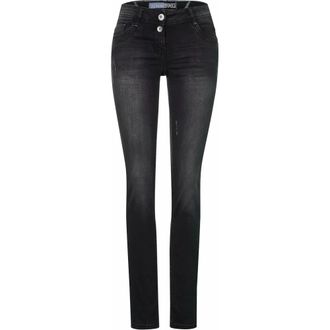 Cecil Skinny Jeans - Dames - Jeans - Zwart - Maat: W25 L28 Denim