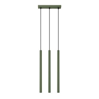 Sollux Lighting L&aacute;mpara de techo verde oliva acero alt. 20 cm