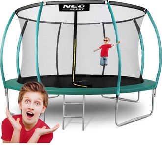 OEM Cama El&aacute;stica De Jard&iacute;n Perfilada De 435 Cm Con Red Interna Neo-sport