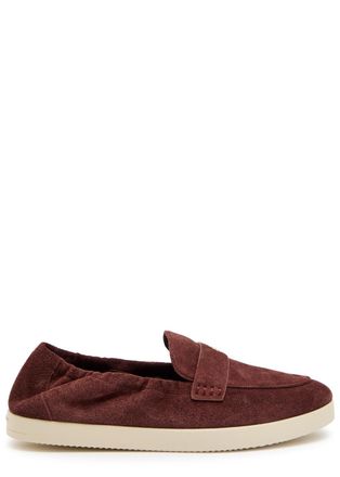 Tory Burch Ballet Sport Suede Loafers - Brown - 11 (IT41.5 / UK8.5)