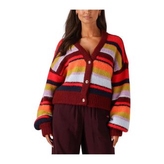 Harper & Yve Noor-Ca Jas - Dames - Truien - Veelkleurig - Maat: L Wol