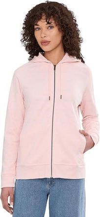 L.L.Bean Peaks Island FZ Hoodie Ws Womens Sweater Pale Rose : 2XL, Cotton