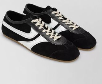 Dries Van Noten low top sneakers contrast stripe rubber sole