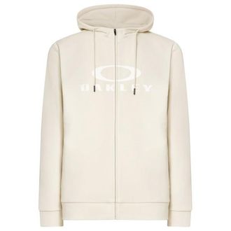 Oakley Bark Full Zip Hoodie 2.0 Sweat- & Trainingsjacke f&uuml;r Herren | wei&szlig;