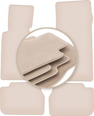 OEM Alfombrillas Beige Premium Para: Bmw 7 E32 Berlina 1986-1994